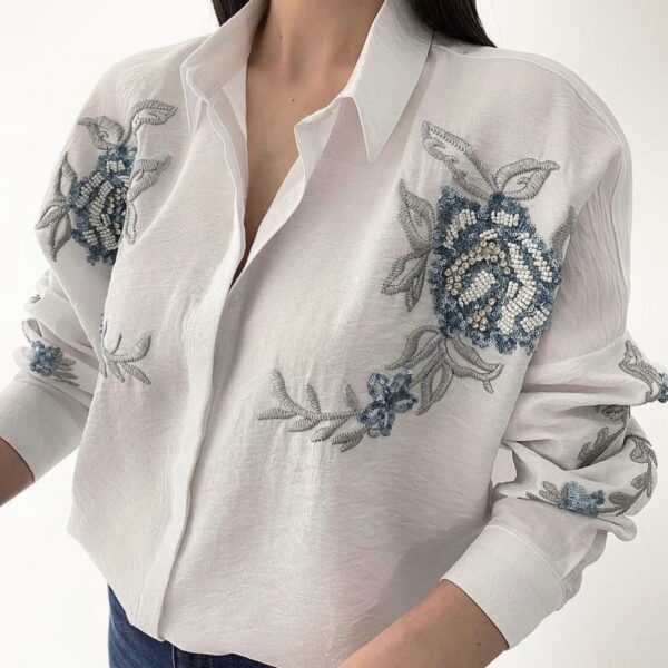 شومیزه منجق دوزی