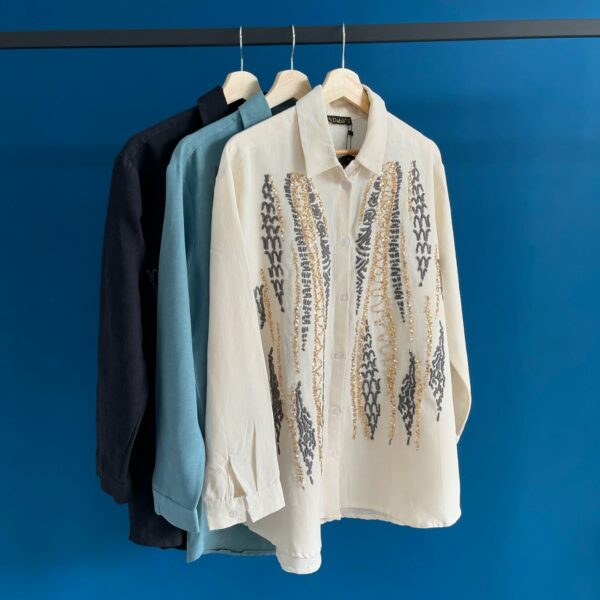 شومیز جلو دکمه دار